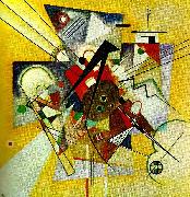 Wassily Kandinsky gult ackompanjemang oil painting reproduction